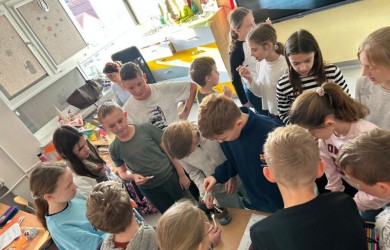 Czekoladowa uczta w klasie 5