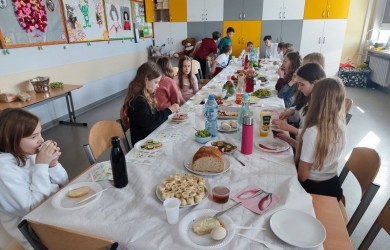 Śniadanie wielkanocne w klasie 5